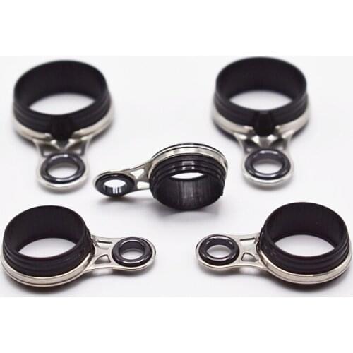 2Pcs/Bag Rock Fishing Rod Guide Ring 1.5mm-16.5mm Guide Eye Telescopic Fishing Rod DIY Repair Kit Tackle Accessories J029