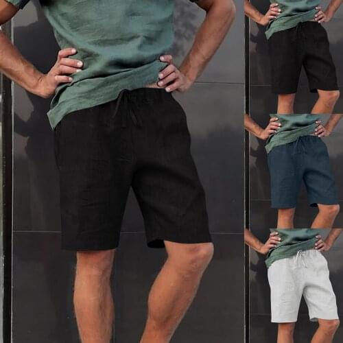 2021 Mens Casual Shorts Pure Color Outdoors Pocket Beach Work Trouser Cargo Shorts Pant Summer Plus Size shorts décontractés