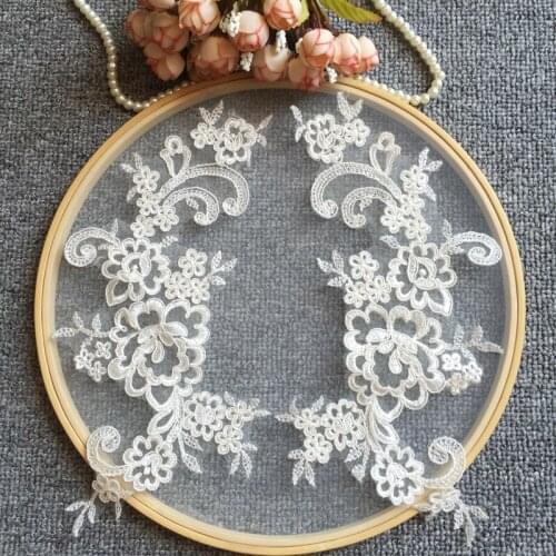 5 Pairs / Bags of High-quality Rayon Car Bones on The Flower DIY Wedding Veil Accessories Accessories Embroidery Flowers