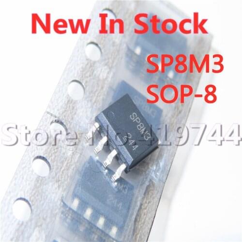 5PCS/LOT SP8M3 SOP-8 SMD N/P channel 30V 5A MOS field effect tube In Stock NEW original IC