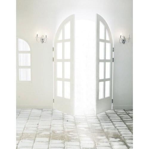 5x7ft Stone Floor White Room Photography Backdrops Photo Props Studio Background