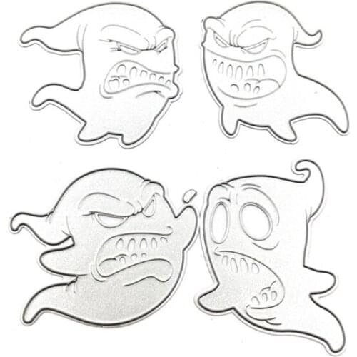 85AC Halloween Ghost Metal Cutting Dies Stencil DIY Scrapbooking Album Paper Card Template Mold Embossing Decoration