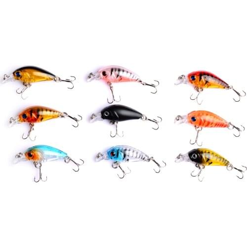 90pcs 45mm 4.2g Crankbait Fishing Lure Artificial Hard Crank Bait Bass Fishing Wobblers Japan Topwater Minnow Fish Lures