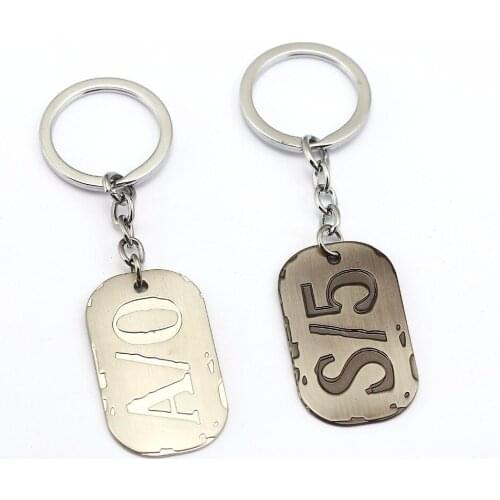 Accessory Keyring Black Street GANGSTA Gangster Nico Army Dog Tag A0 S5 Metal Tag Key Chain