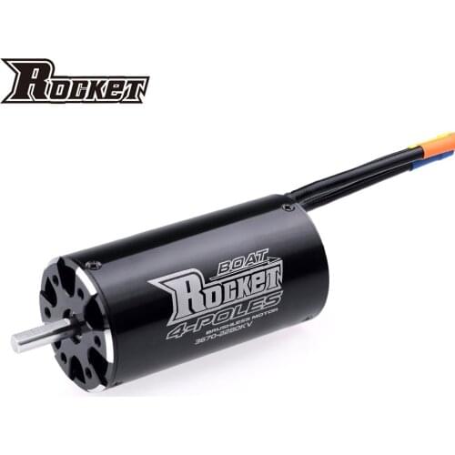 SURPASS HOBBY Rocket 3670 2280KV 1850KV 4P Brushless Motor for Traxxas M41 Catamaran Spartan 800mm-1000mm RC Boat Car