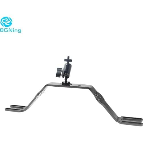 BGNing Scuba Diving Tray Grip Bracket Dual Handle Handheld Expansion Mount for Gopro XIAOYI EKEN DSLR Camera Housing Case