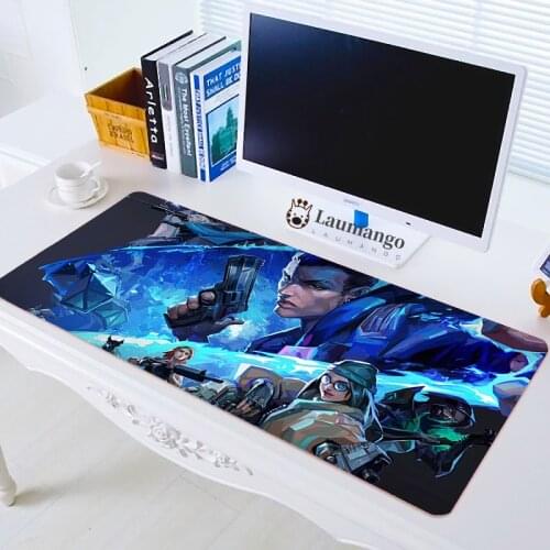 Anime valorant DIY custom Large mouse pad 40x90cm game mouse and keyboard table pad is suitable for CS GO players Carpet