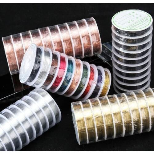 0.2/0.25/0.3/0.4/0.5/0.6/0.8/1.0mm gold rose gold copper wire Metal wire DIY jewelry Accessories