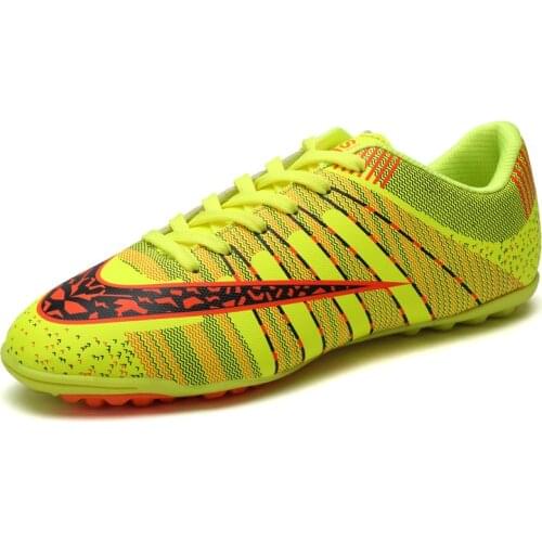 Kids Men Women Casual Outdoor Soccer Cleats TF/FG Ankle Top Football Training Sneakers Teens Adult Children Sports Shoes