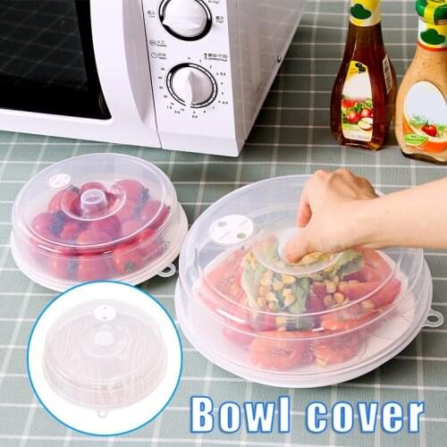 HOT Transparent Microwave Cover Superimposable Sealing Cover with Vent High Temperature Resistance Kitchen Tool