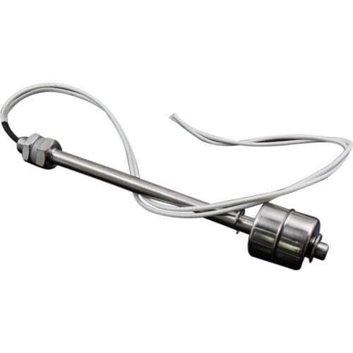 HLZS-1PCS 150mm Stainless Steel Float Switch Tank Liquid Water Level Sensor 220V