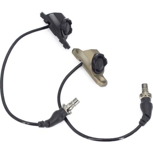 Hot Button 45-degree Remote MLOK Mount For SUREFIRE M300 M600 Flashlight Weapon Switch ,Color:Black and FDE