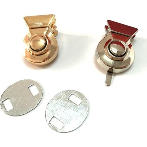 30mm x 20mm Latch Lock Round Press Down Lock Push Lock Handbag Lock