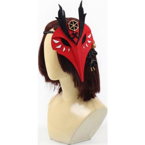 Game Genshin Impact Kujo Sara Mask Cosplay Props Halloween Christmas Fancy Party Accessories Toys Birthday Gifts
