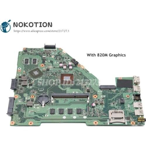 NOKOTION 60NB06P0-MB2400 Motherboard For ASUS X550MD Y582M X550MD X550MJ X552M MAIN BOARD 820M Graphics