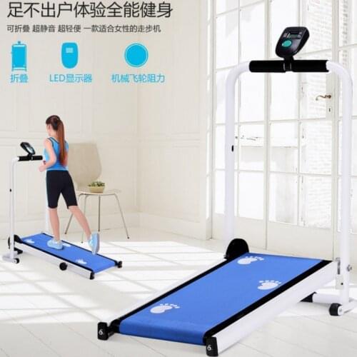 Multi-functional Indoor Folding Walking Machine for Mechanical Treadmills Silent Mini Domestic Treadmills