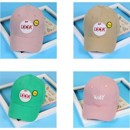 Fashion Kids Letter Embroidery Adjustable Baseball Cap Children Seasons Outdoor Travel/Sports Sun Hat Boys/Girls Casual Hat