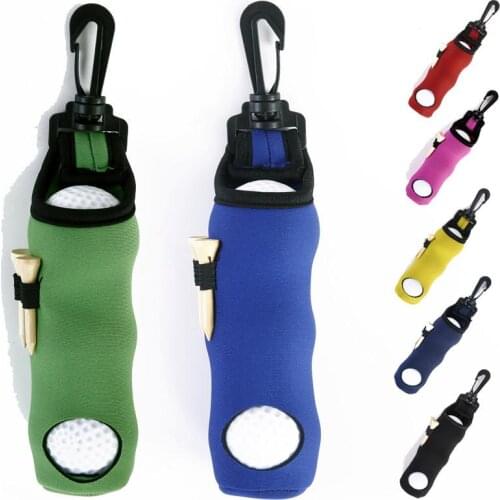 Mounchain Portable Golf ball Small Waist Packing Bag 3 Balls + 3 Tee Small Accessory Bag