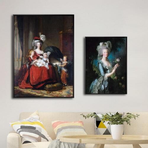 Home Decoration Print Canvas Art Wall Pictures for Living Room Poster Paitings French ElisabethLouiseVigee-LeBrun