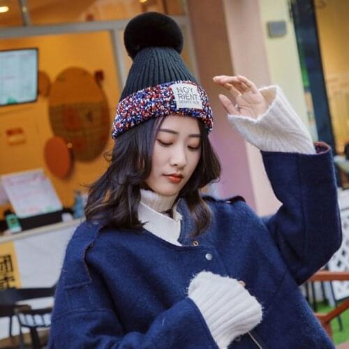 New arrivel Winter Knitted Hat Women Scarf Caps Mask Gorras Bonnet Warm Baggy Winter Hats For Girls Skullies Beanies