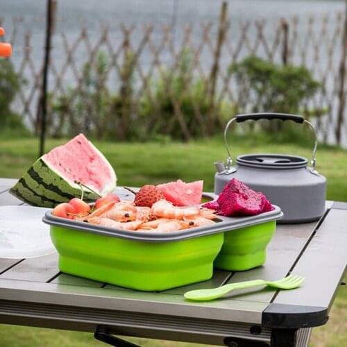 Outdoor lunch box lunch box lunch box picnic lunch box foldable