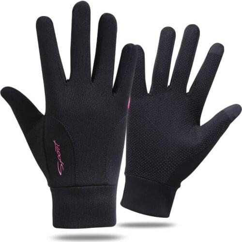 Fishing Gloves Summer Cycling Women Men Full Finger Outdoor Sports Touch Screen Thin Sun Protection Non-Slip Gloves