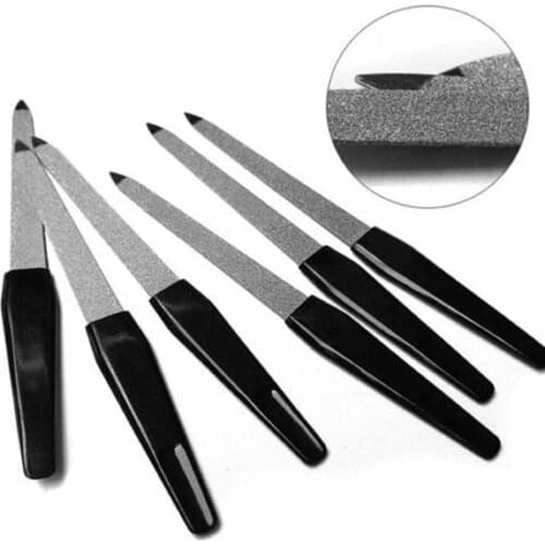1pc/5pcs Metal Double-sided Nail File Manicure Sharpening Nail Nail Tool Manicure Pedicure Tool High Quality Nail File