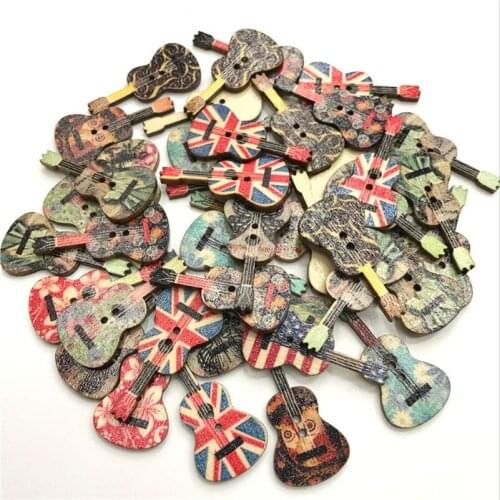 500PCS Christmas Brown Craft Buttons Craft Resin Sewing Buttons Suitable Wood DIY Crafts Projects DIY Decoration 35X18MM