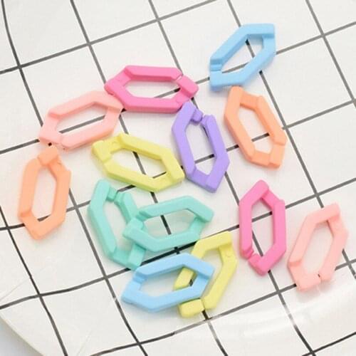 40/60cm Acrylic Resin Chain Bag Strap Handbag Plastic Strap Fashion Colorful Women Bag Accessories Macaron Color Shoulder Strap