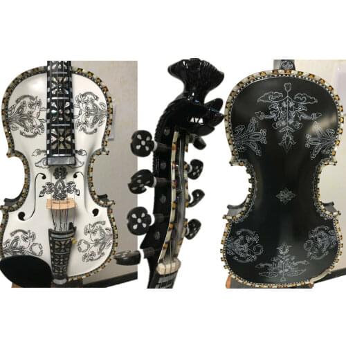 Hand made profession concert hardanger Norwegian fiddle (4*4) violin 4/4 #10173