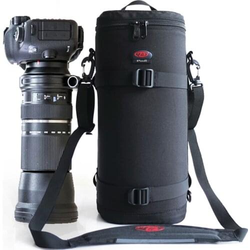 Telephoto Lens Camera Thick Padded Bag Case Pouch Protector for Tamron Sigma 150-600mm 50-500mm Nikon 200-500mm Canon 300mm