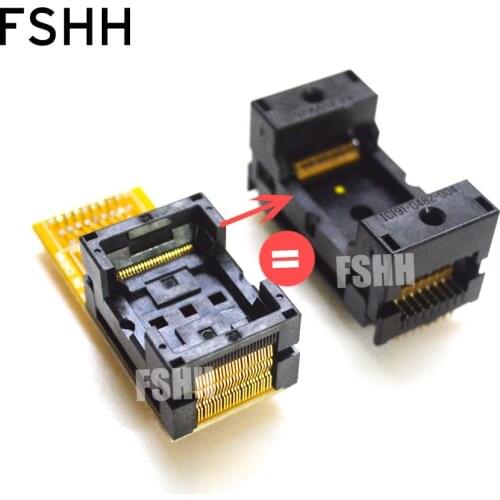 TSOP48 test socket FLASH TSOP48 Adapter Pitch=0.5mm
