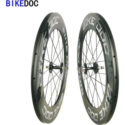 Bikedoc bicycle single speed wheels carbon fixed gear wheel 700C