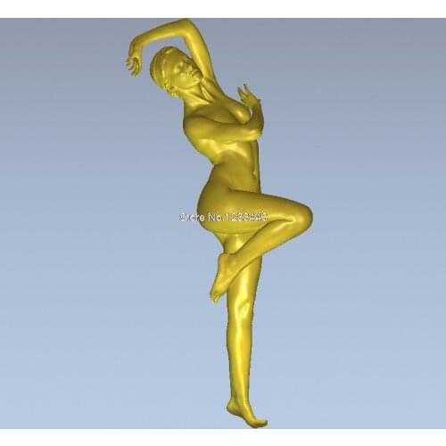 High quality 3d model relief for cnc or 3D printers in STL file Naked dancer
