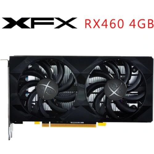 XFX Video Card RX460 4GB 128Bit GDDR5 Graphics Cards for AMD RX 400 series VGA Cards RX 460 560 470 570 Used