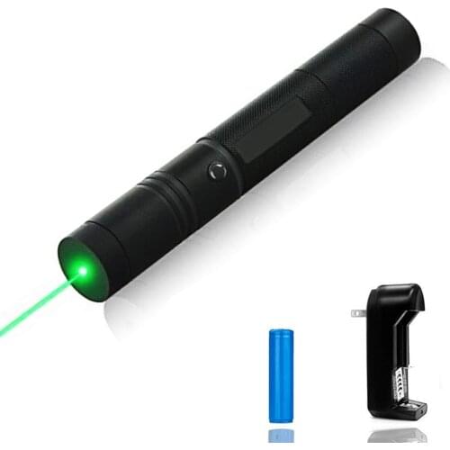 Zk20 Dropshipping Tactical Green Hunting 532nm Laser Pen Demo Remote Pointer Projector Outdoor Flashlight LED Interactive Baton