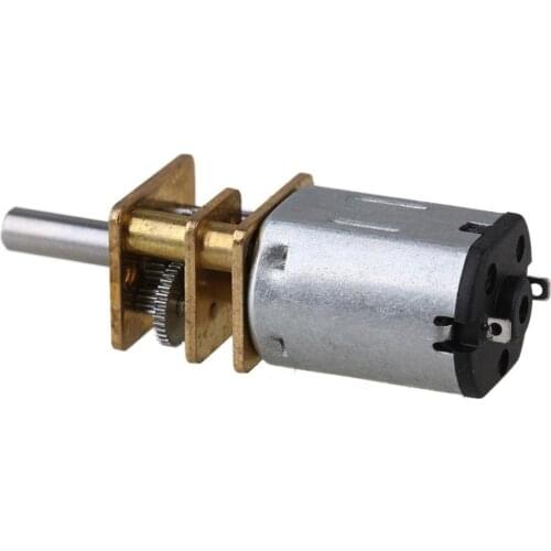 12mm Silver GA12-N20 400RPM Miniature Metal Electric 6v DC Gear Motor Gearwheel with 10mm Output Shaft