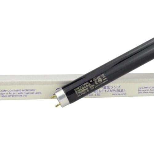 2pcs,SANKYO DENKI F10T8BLB FL10BLB 10W BLACKLIGHT BLUE F352nm UV-A Fluorescent Lamp UVA Tube
