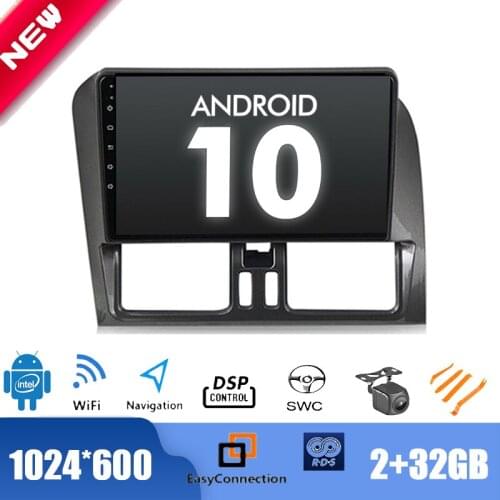 9" Android 10.0 Radio for Volvo XC60 2009-2017 Car Multimedia Player GPS Stereo DSP 2.5D IPS WIFI Bluetooth TPMS