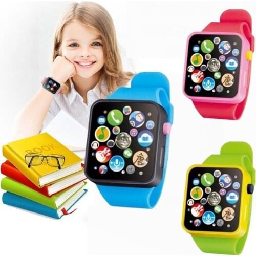 Childrens Plastic Multifunctional Touch Screen Analog Digital Watch Analog Smart Watch Toy Walkie Talkie