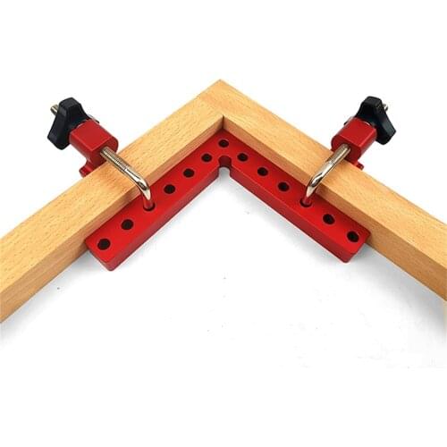 Woodworking Right Angle Positioning Clamp Fixing Clips 90 Degree L-Shaped Fixture Positioner Picture Frame Corner Ruler
