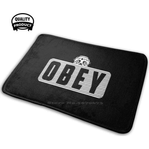 From The Movie : They Live Comfortable Door Mat Rug Carpet Cushion They Live They Live Movie Consume Orwell George Orwell 1984