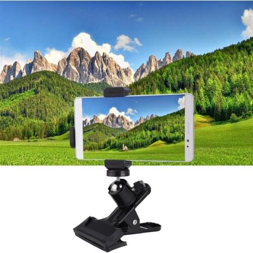 Brand new Camera Clip Photography Metal Clip Clamp Holder Mount Tripod Heads with Standard Ball Head camera accessories