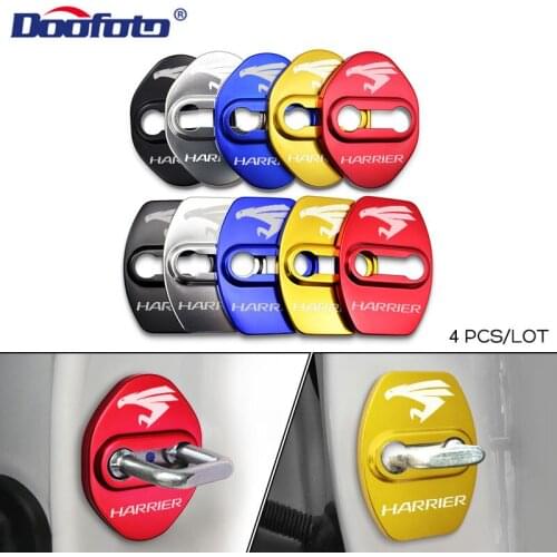 For Toyota Harrier Vellfire Camry Avensis Car Styling Badge Emblems Stickers Cover Accessories Decals Case Car-Styling 4pcs