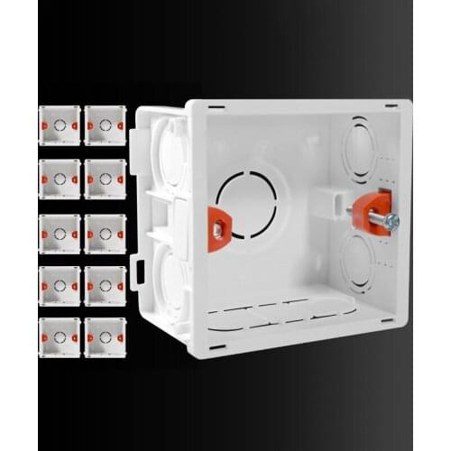 86 Type Wall Switch Socket Concealed Thickened Wiring Bottom Box Universal Junction Box Flame Retardant Cassette