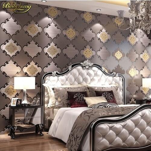 Beibehang Suede fringe curve Modern Pattern Wallpaper papel de parede 3d Mural Wall Decals Non-woven Bedroom Sofa Wall Paper