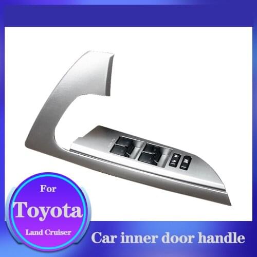 For 08-20Toyota Land Cruiser Car Inner Door Handle Plating Door Bowl Handle Window Lifter Panel Assembly Replacement Accessories
