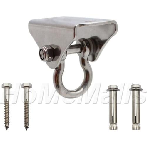 Suspension Hooks Heavy Duty Swing Hangers Swivel Ceiling Mount Kit Accessory For Gym Training Aerial Yoga Sandbag Swing Hammock