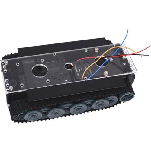 Professional Smart Robot RC Tank Chassis Kit Crawler Track Kit 130 Motor