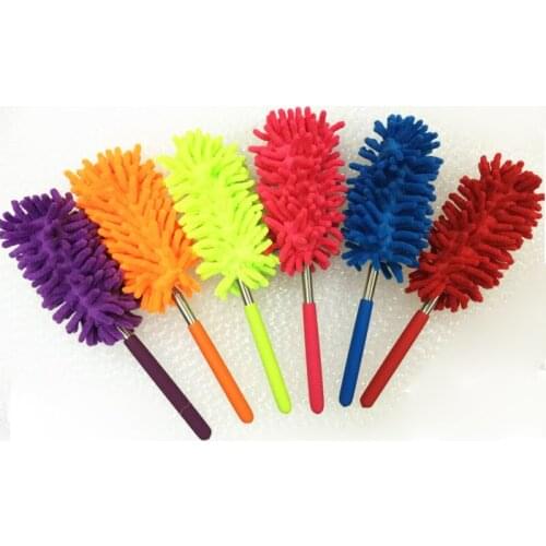 Stretch Extend Soft Microfiber Dust Removal Adjustable Feather Duster Household Keyboard Dusting Brush Cars Cleaning